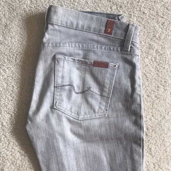 7 for all Mankind Grey Jeans - Picture 1 of 5